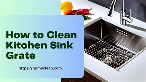 whole house metal grate cleaning tool|diy kitchen sink grate.